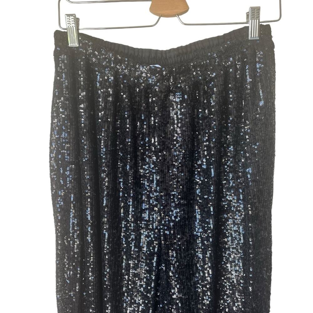 Jonathan Simkhai Sequin Joggers Mylah Size Large L - image 6